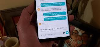 how to change text bubble color on galaxy S10