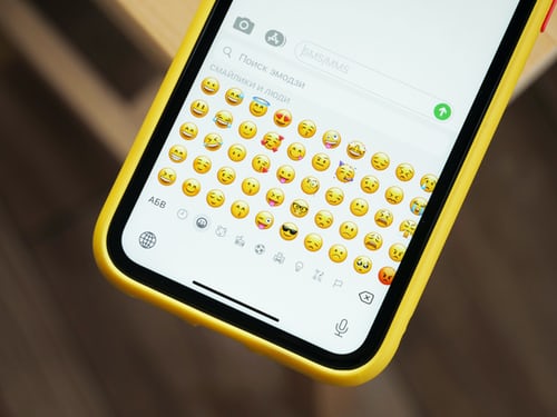 how to delete certain emojis on iPhone