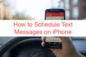 How to Schedule Text Messages on iPhone